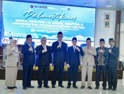 UMM Metro Kukuhkan Wakil Rektor Baru, Fokus pada Modernisasi dan Inovasi Pendidikan