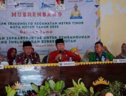 Wali Kota Metro Tekankan SDM Berkualitas dalam Musrenbang Iringmulyo
